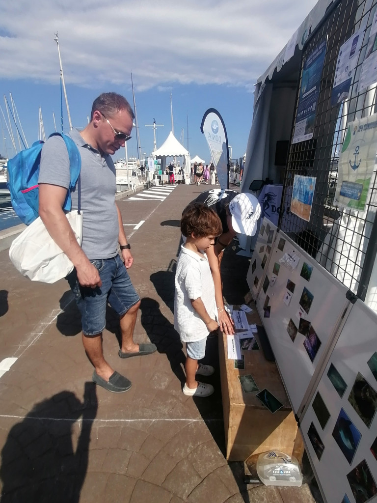 Andromède Océanologie  (Donia) , stand de sensibilisation pour petits et grands