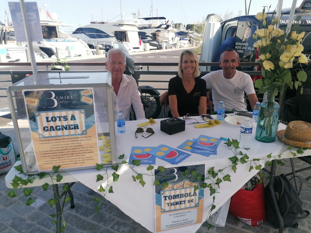 Association des Commerçants de Beaulieu sur mer - vente de billets de tombola